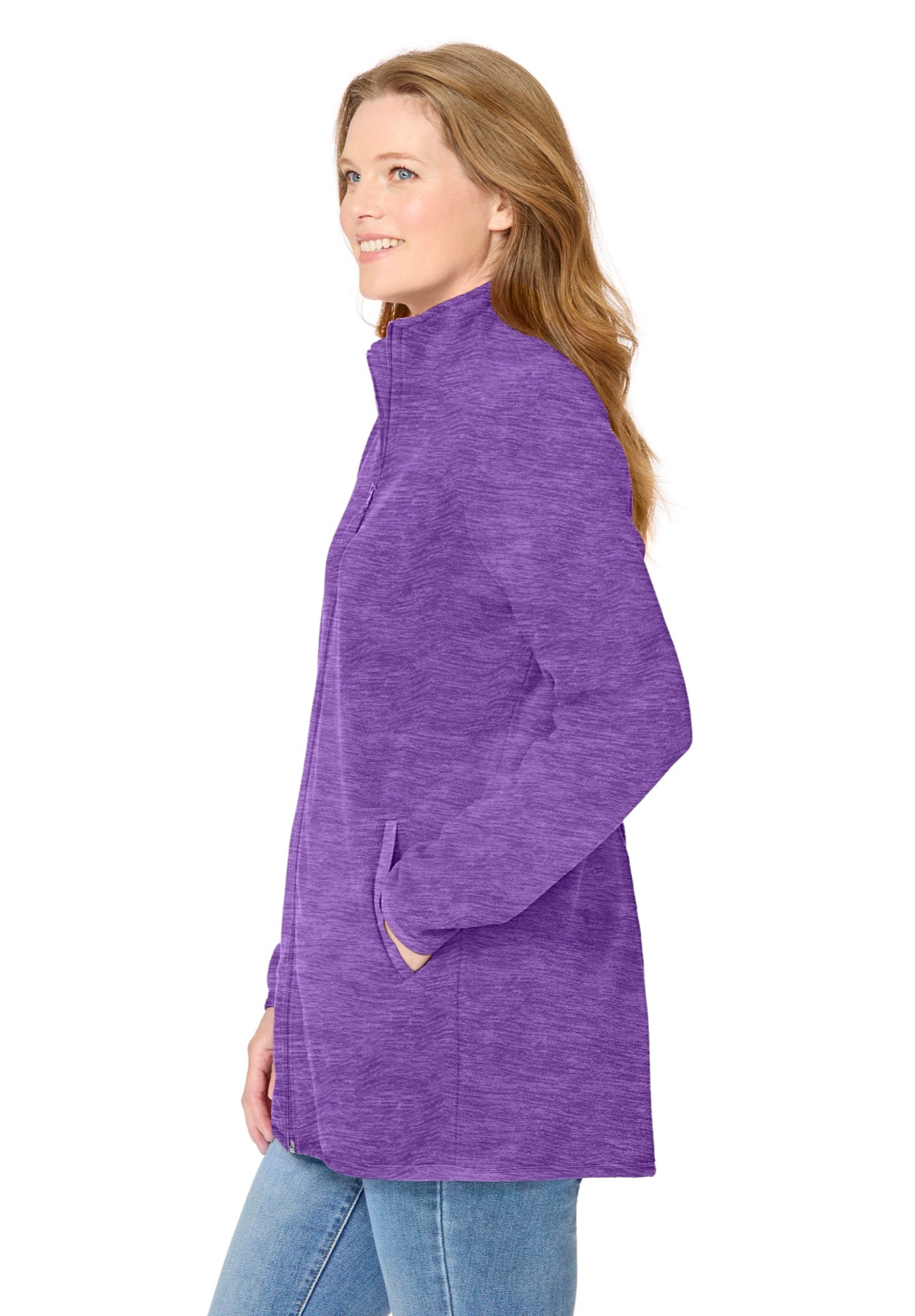 Zip-Front Microfleece Jacket image number 2
