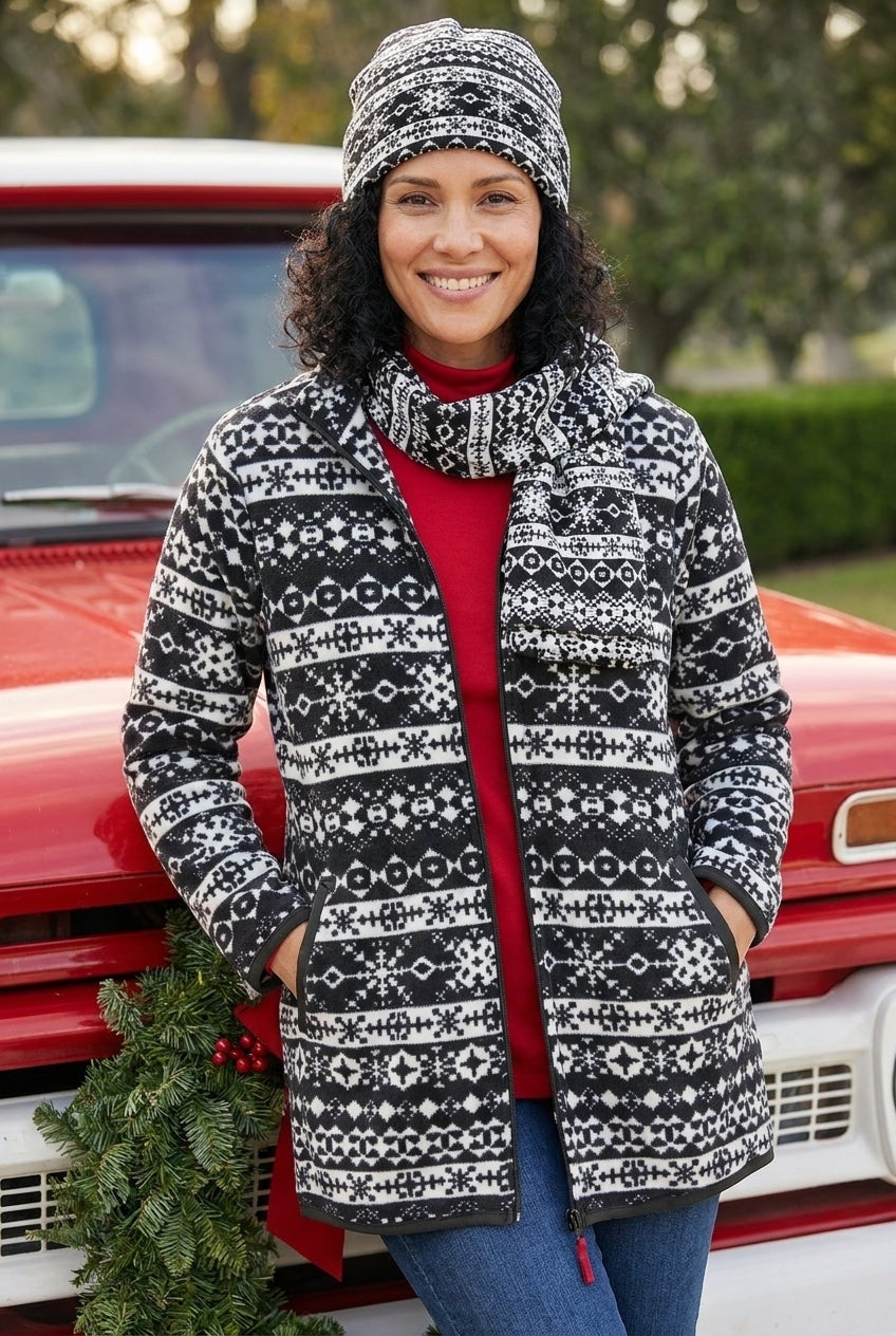 Zip-Front Microfleece Jacket image number 1