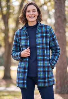 Zip-Front Microfleece Jacket