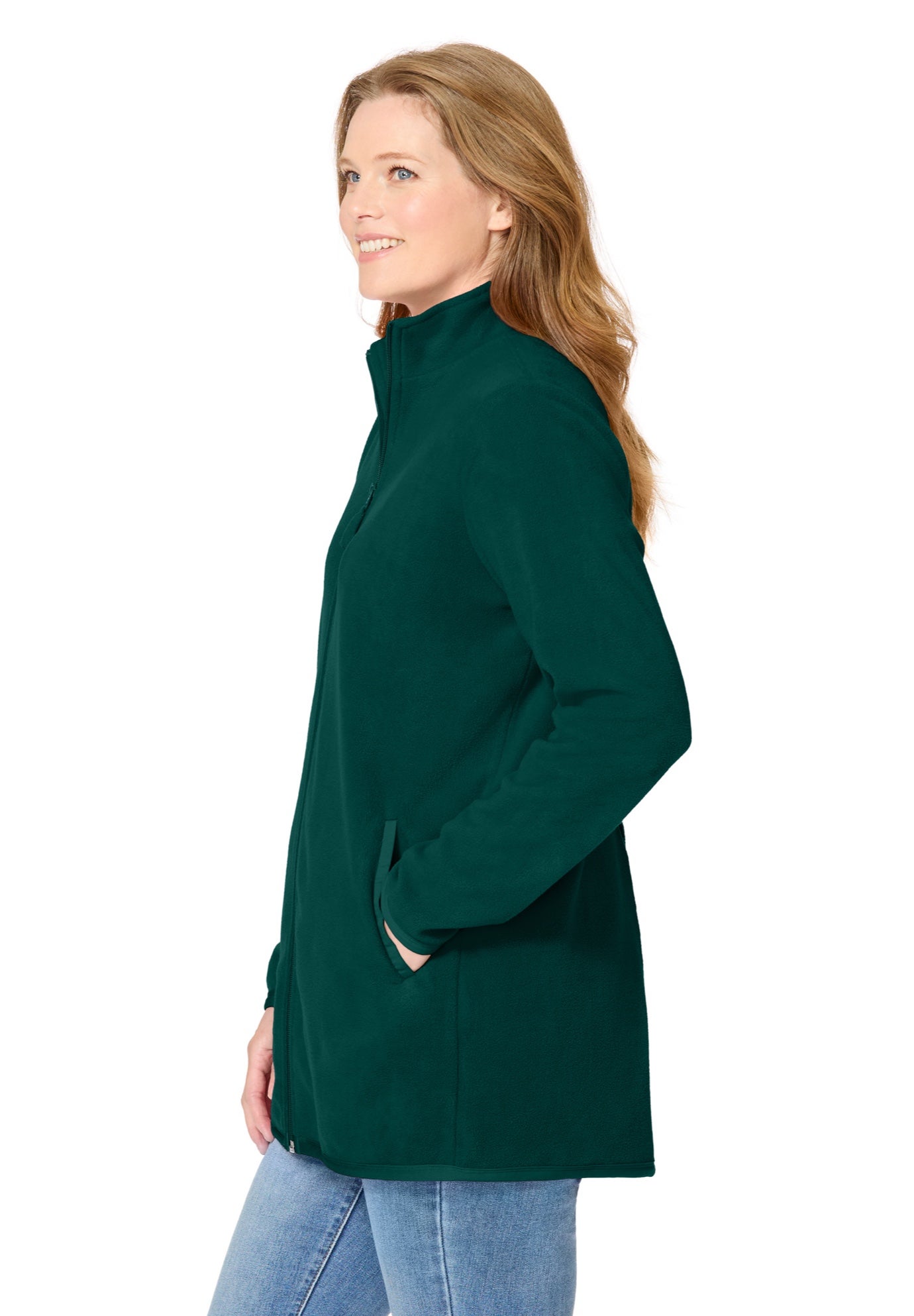Zip-Front Microfleece Jacket image number 2