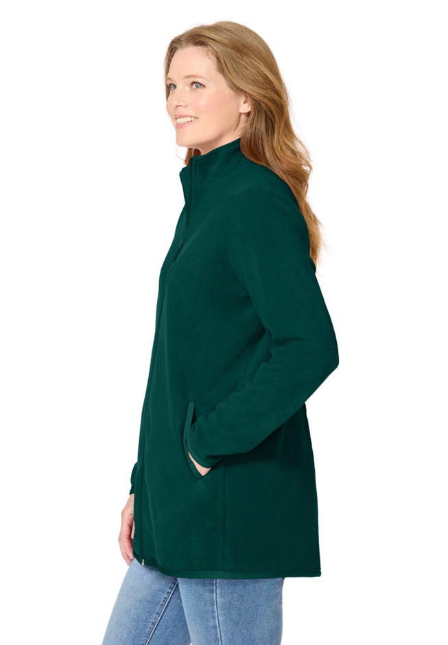 Zip-Front Microfleece Jacket image number 2