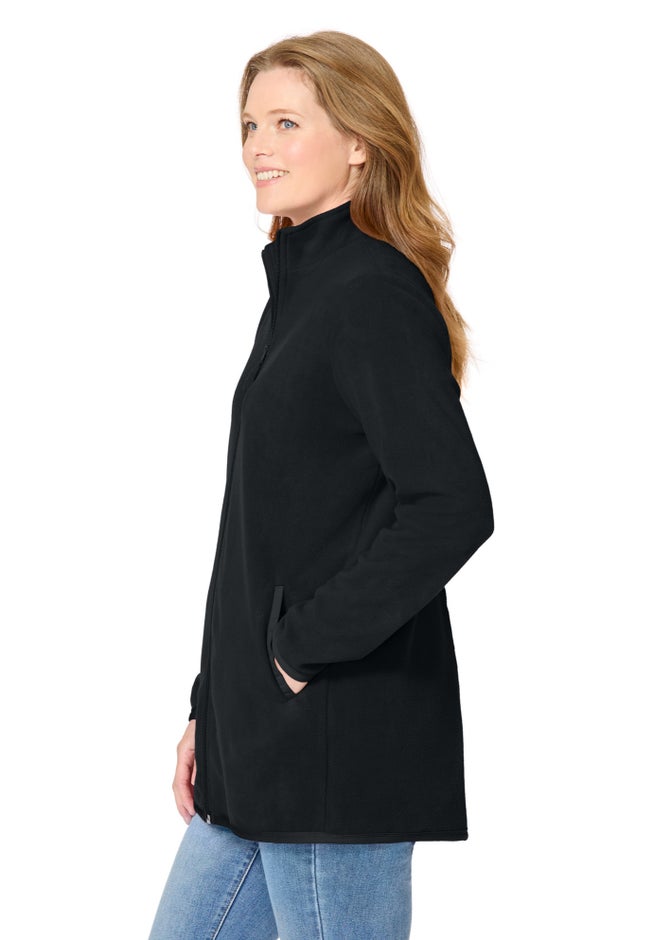 Zip-Front Microfleece Jacket image number 2