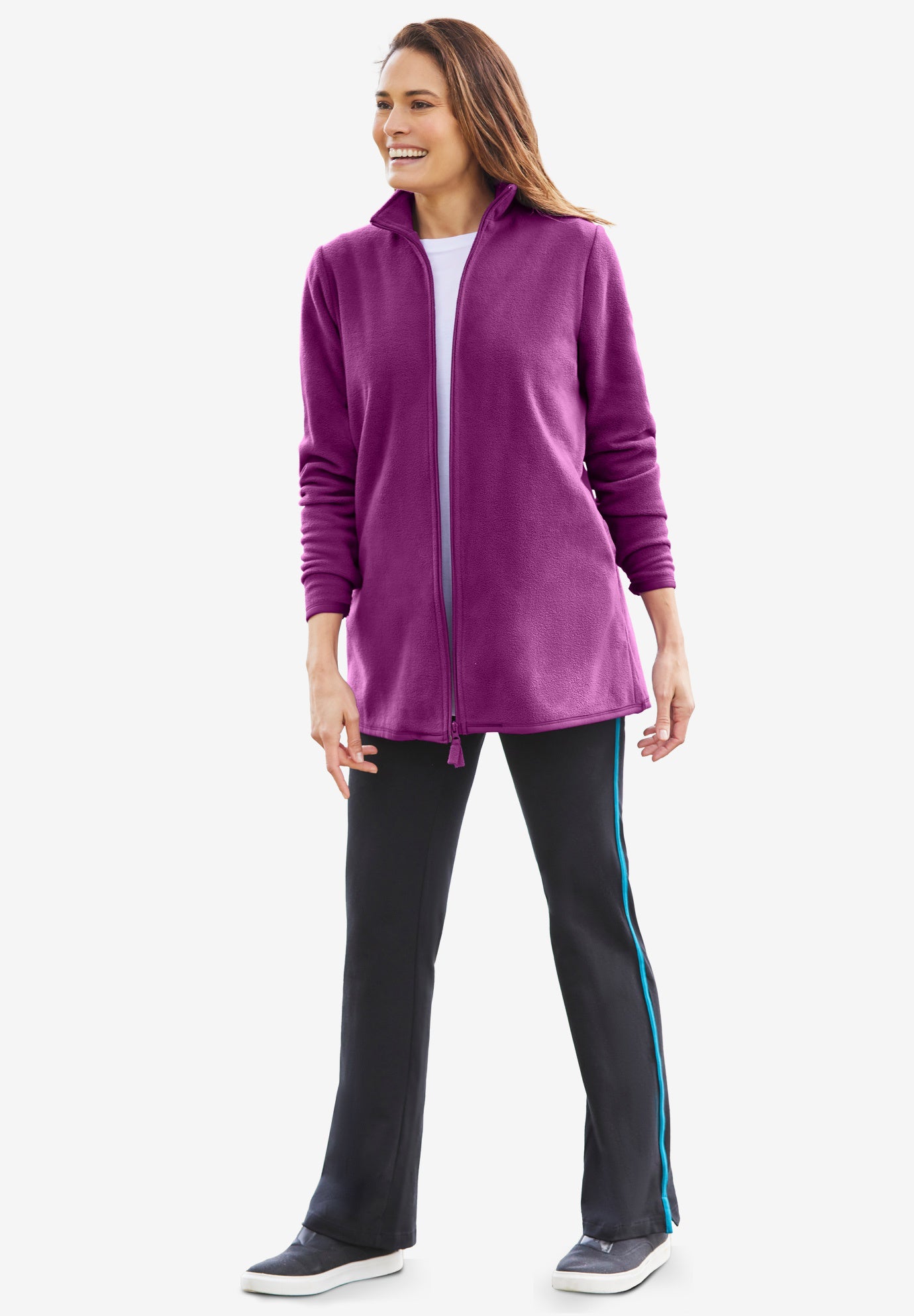 Zip-Front Microfleece Jacket image number 0