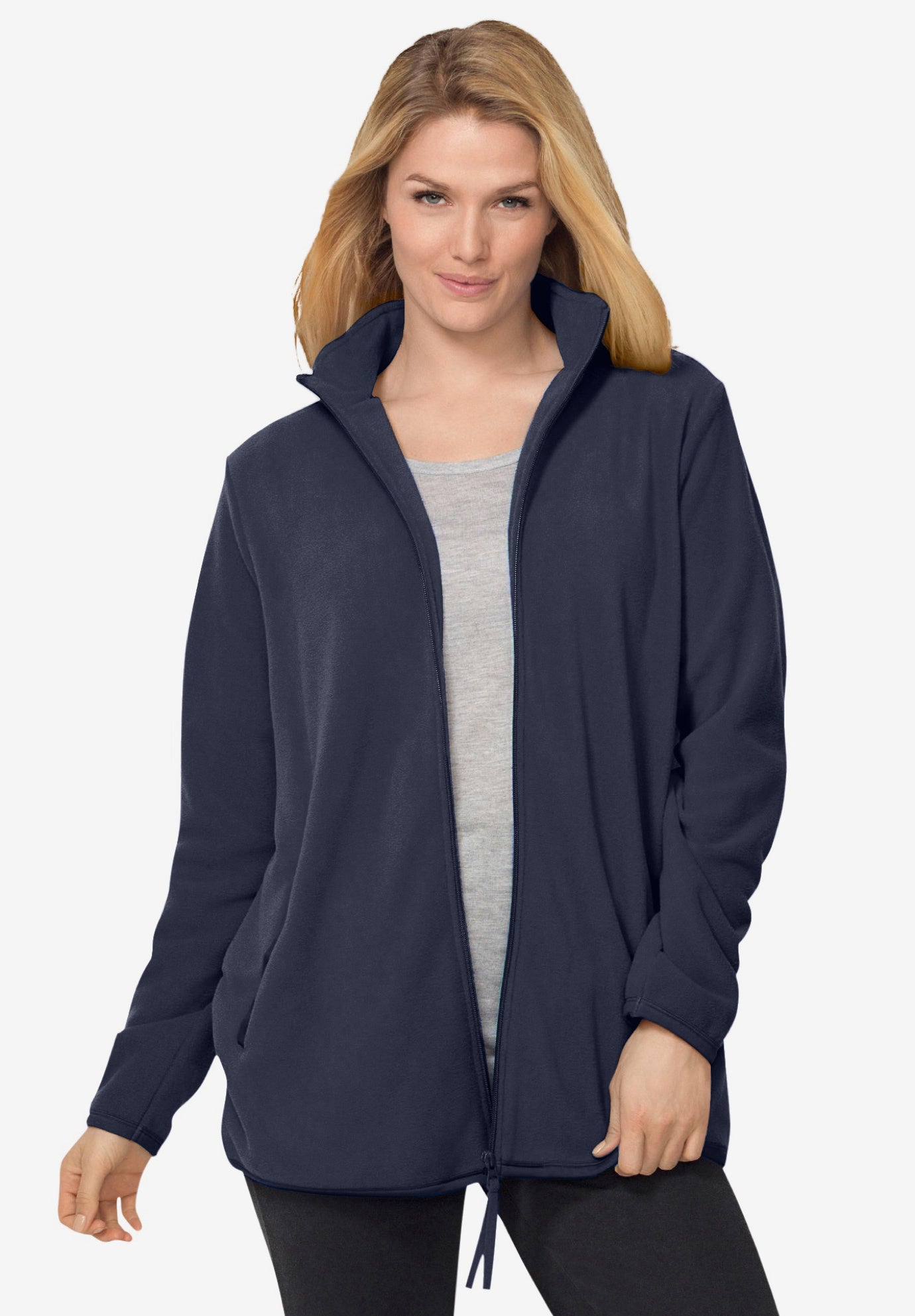 Zip-Front Microfleece Jacket image number 0