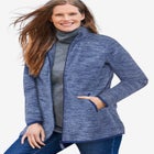 Zip-Front Microfleece Jacket image number null