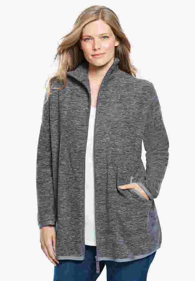 Zip-Front Microfleece Jacket image number 0