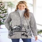 Zip-Front Microfleece Jacket image number 0