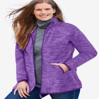 Zip-Front Microfleece Jacket image number null