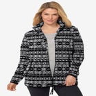 Zip-Front Microfleece Jacket image number null