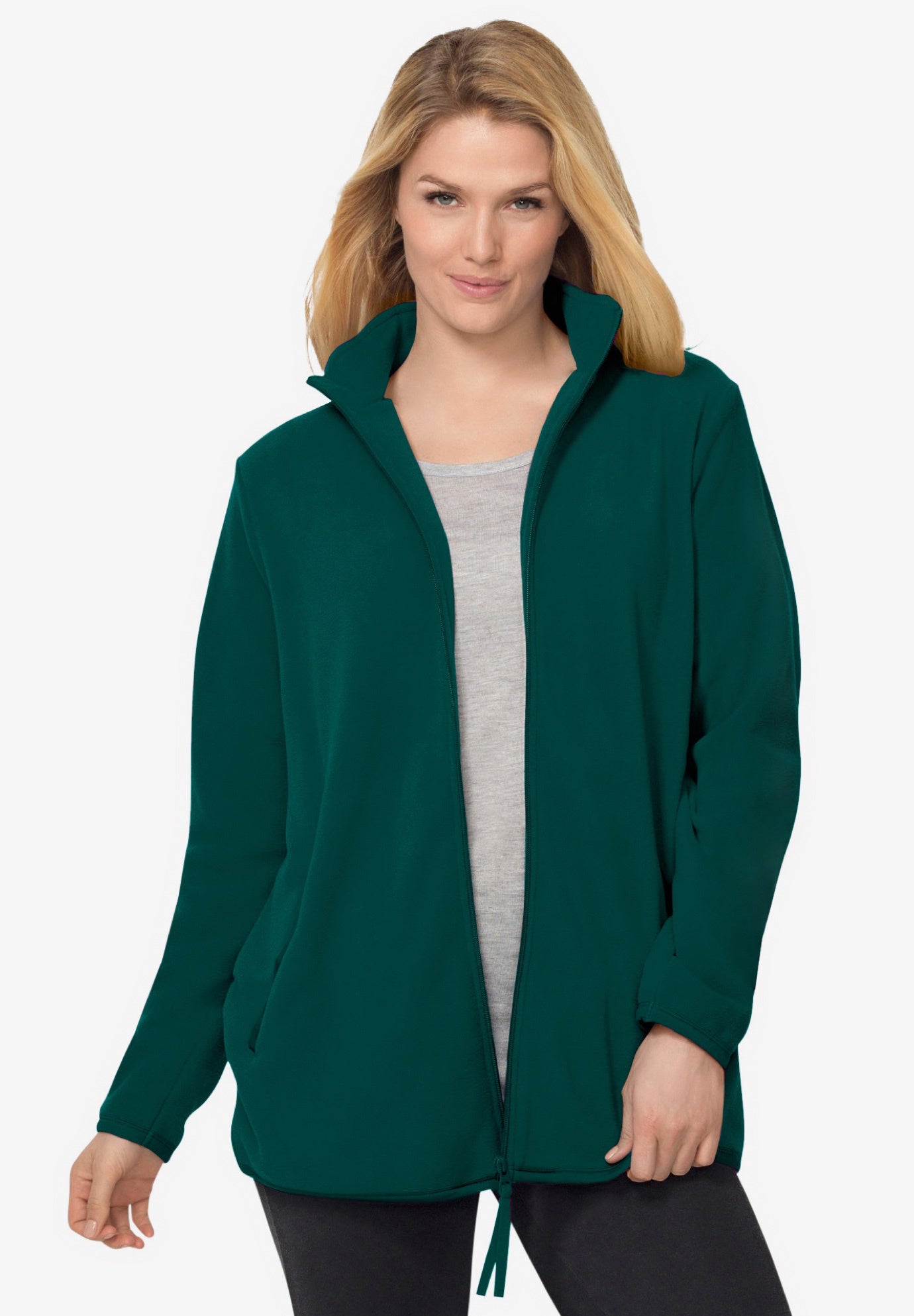 Zip-Front Microfleece Jacket image number 0