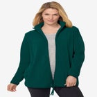 Zip-Front Microfleece Jacket image number null
