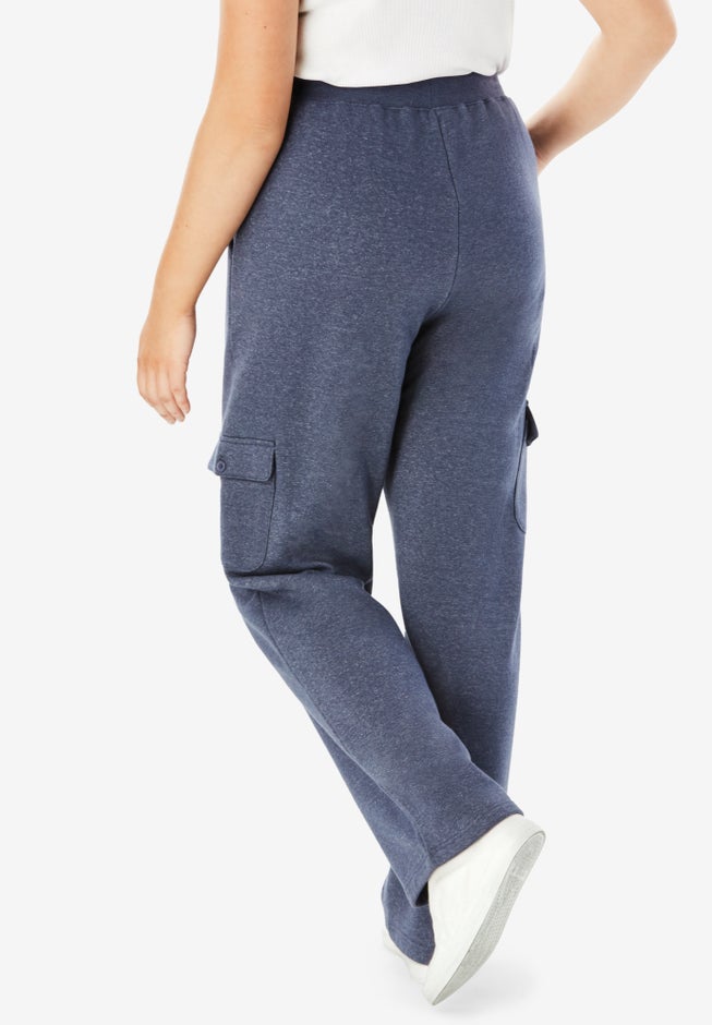 Better-Fleece Pull-On Cargo Sweatpants image number 1