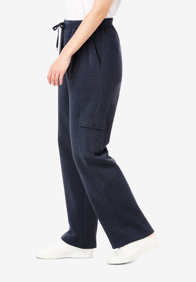 Better-Fleece Pull-On Cargo Sweatpants image number 2