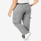 Better-Fleece Pull-On Cargo Sweatpants image number null
