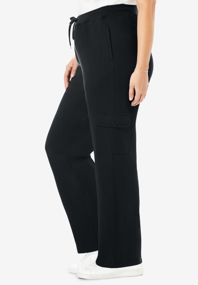 Better-Fleece Pull-On Cargo Sweatpants image number 2