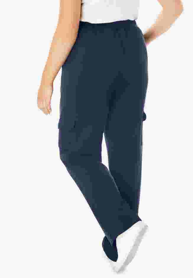 Better-Fleece Pull-On Cargo Sweatpants image number 1
