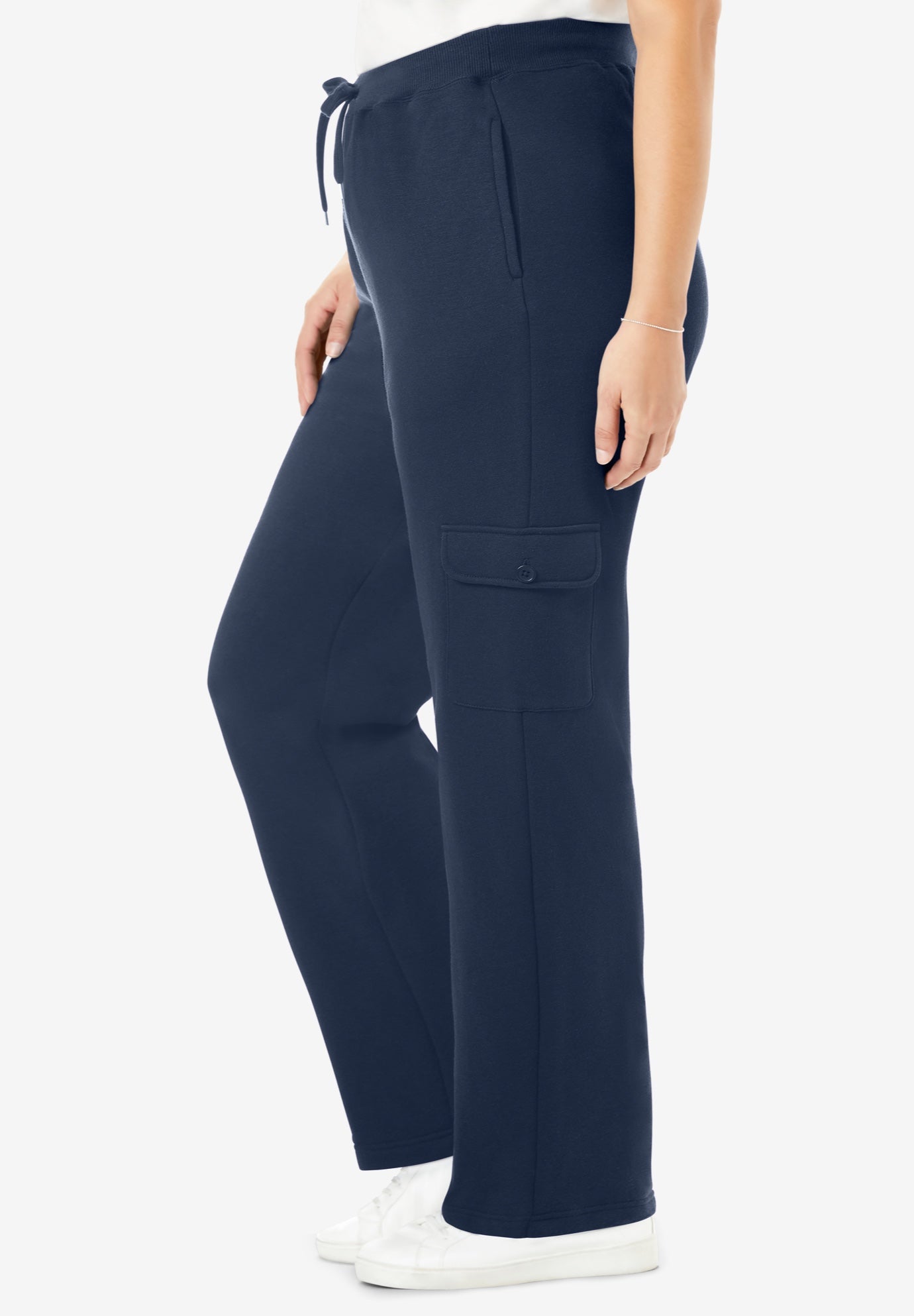 Better-Fleece Pull-On Cargo Sweatpants image number 2