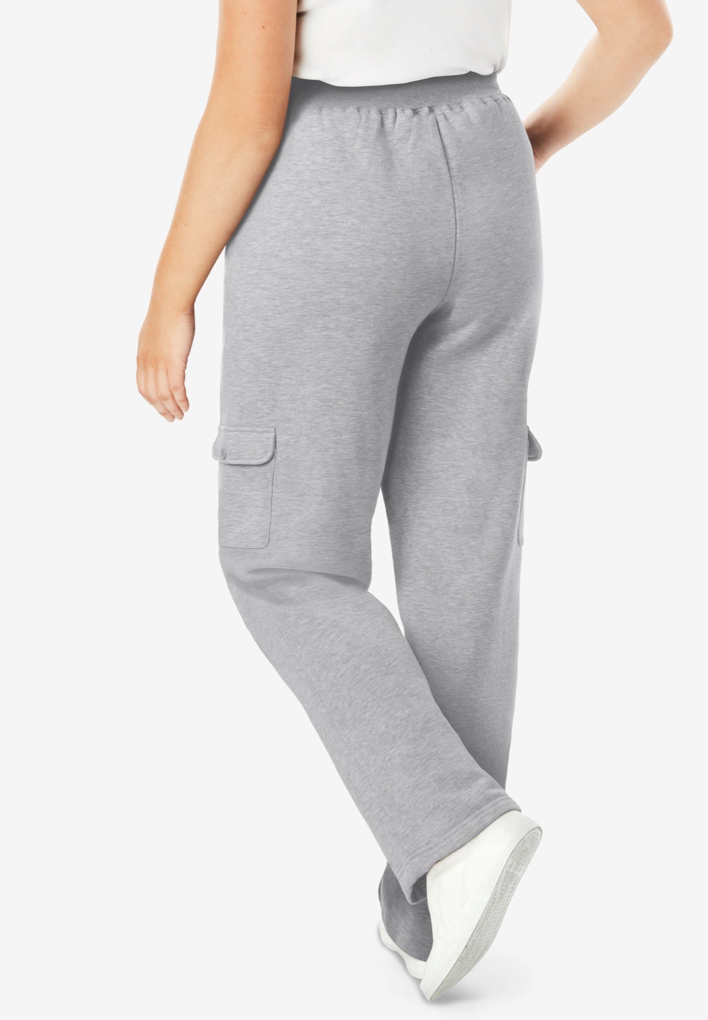 Better-Fleece Pull-On Cargo Sweatpants image number 1
