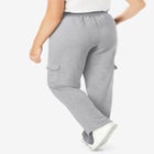 Better-Fleece Pull-On Cargo Sweatpants image number null