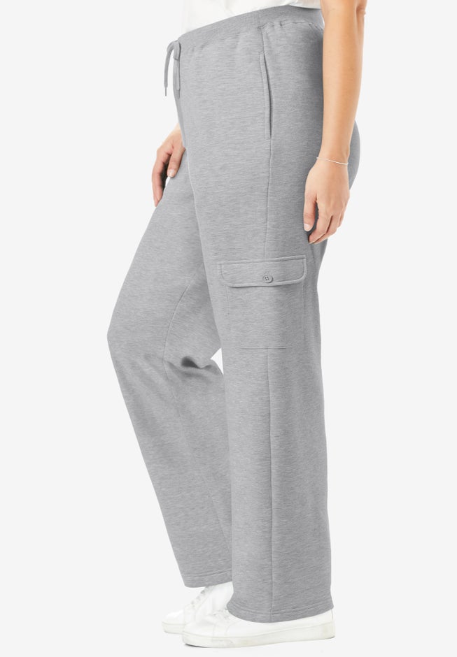 Better-Fleece Pull-On Cargo Sweatpants image number 2