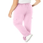 Better-Fleece Pull-On Cargo Sweatpants image number null