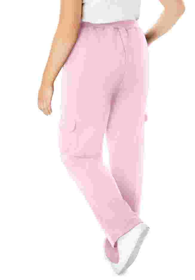 Womens Plus-Size Better-Fleece Pull-On Cargo Sweatpants image number 1