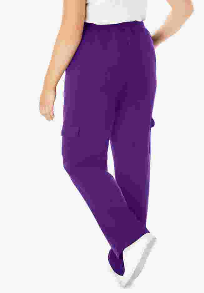 Better-Fleece Pull-On Cargo Sweatpants image number 1