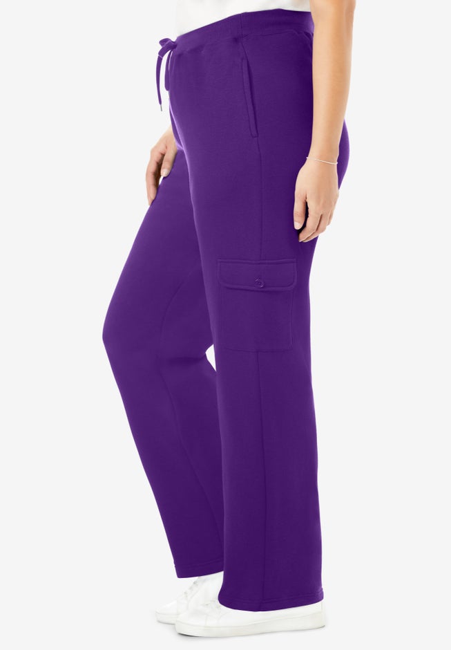 Better-Fleece Pull-On Cargo Sweatpants image number 2