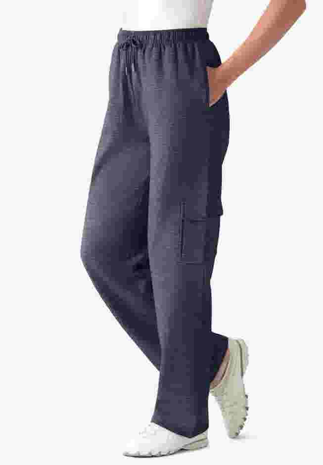Better-Fleece Pull-On Cargo Sweatpants image number 0