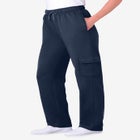 Better-Fleece Pull-On Cargo Sweatpants image number null