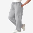 Better-Fleece Pull-On Cargo Sweatpants image number null