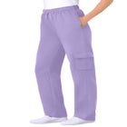 Better-Fleece Pull-On Cargo Sweatpants image number null