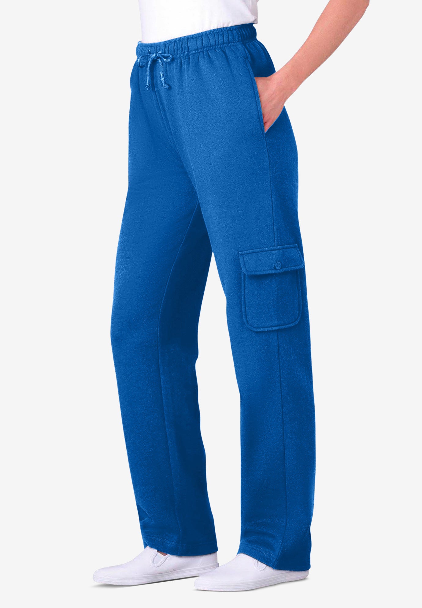 Better-Fleece Pull-On Cargo Sweatpants image number 0