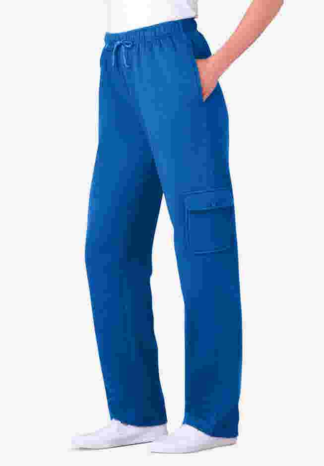 Better-Fleece Pull-On Cargo Sweatpants image number 0