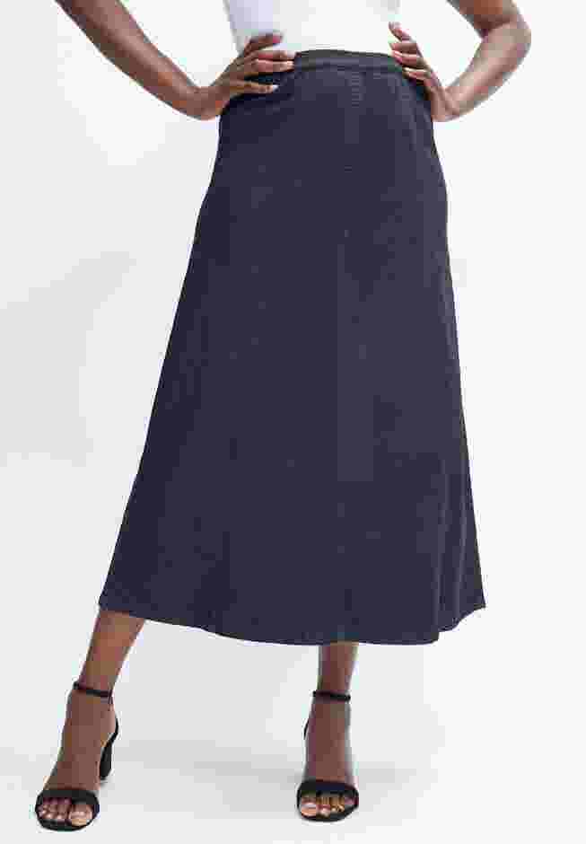 Stretch Denim Jegging Skirt image number 3