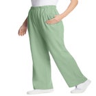 7-Day Knit Wide-Leg Pull-On Pants image number null