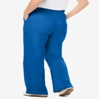 7-Day Knit Wide-Leg Pull-On Pants image number null