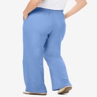 7-Day Knit Wide-Leg Pull-On Pants image number null