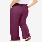 7-Day Knit Wide-Leg Pull-On Pants image number null