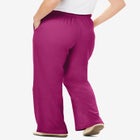 7-Day Knit Wide-Leg Pull-On Pants image number null