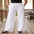 7-Day Wide-Leg Elastic-Waist Stretchy Knit Pant image number null