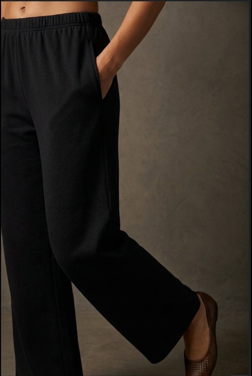 7-Day Wide-Leg Elastic-Waist Stretchy Knit Pant image number 4