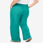 7-Day Knit Wide-Leg Pull-On Pants image number null