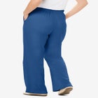 7-Day Knit Wide-Leg Pull-On Pants image number null
