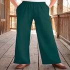 7-Day Wide-Leg Elastic-Waist Stretchy Knit Pant image number null