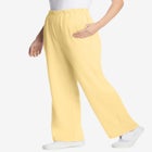 7-Day Knit Wide-Leg Pull-On Pants image number null