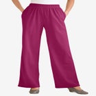 7-Day Knit Wide-Leg Pull-On Pants image number null