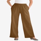 7-Day Wide-Leg Elastic-Waist Stretchy Knit Pant image number null