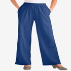 7-Day Knit Wide-Leg Pull-On Pants image number null