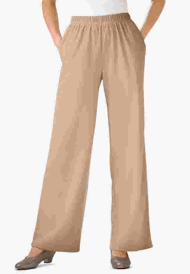 7-Day Knit Wide-Leg Pant image number 0
